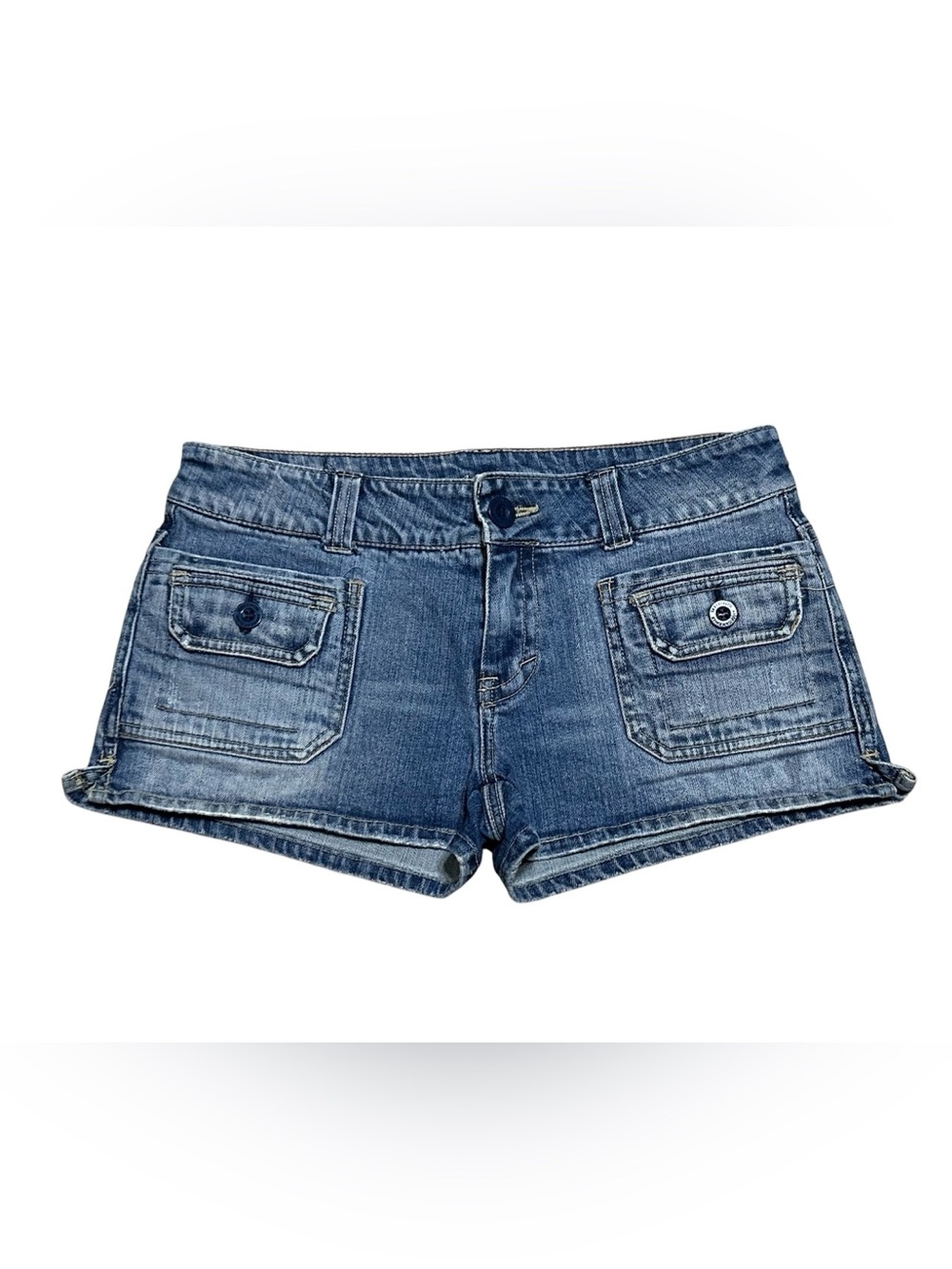 American Eagle y2K utility denim shorts size 8